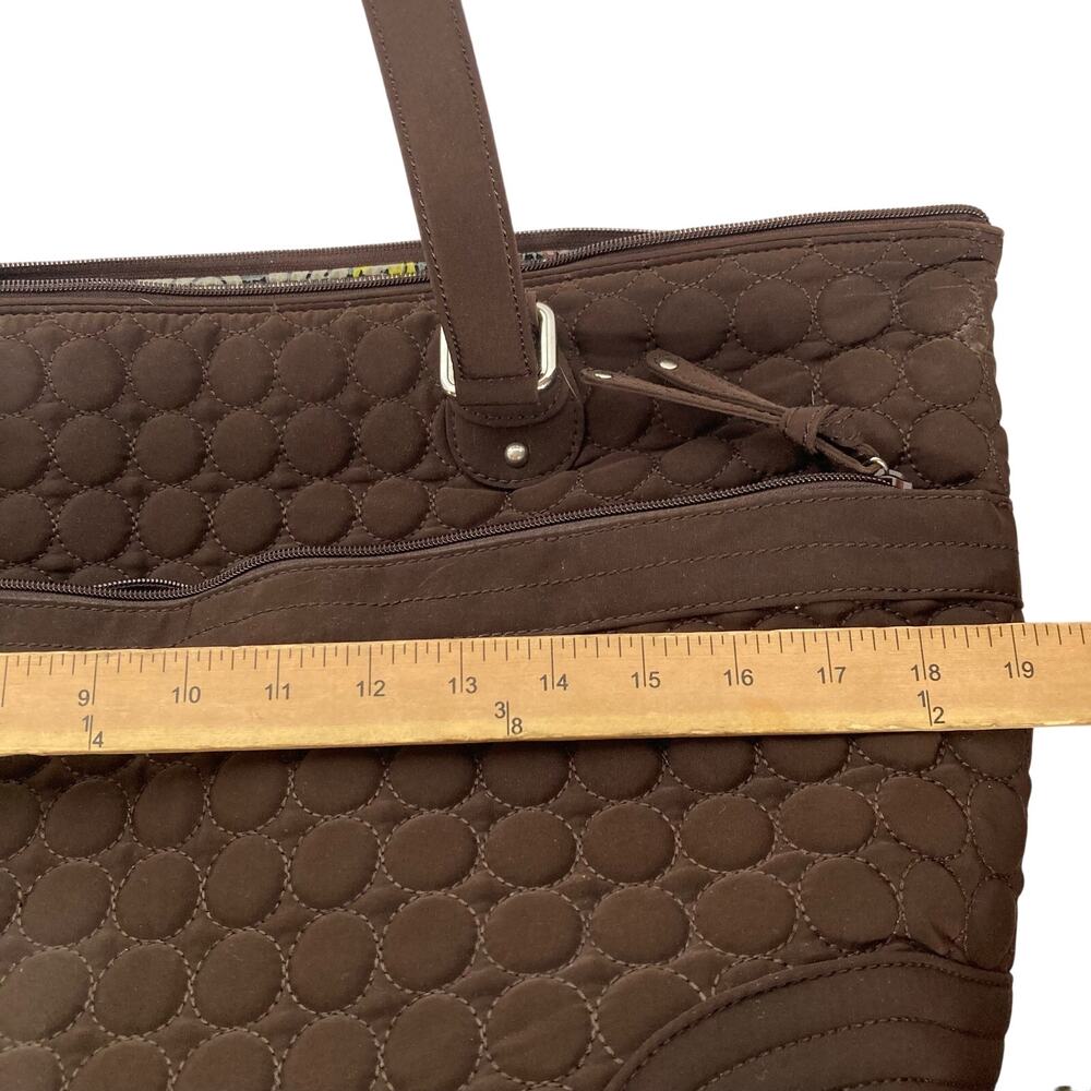 Vera Bradley Brown Tote Diaper Bag - Picture 9 of 9